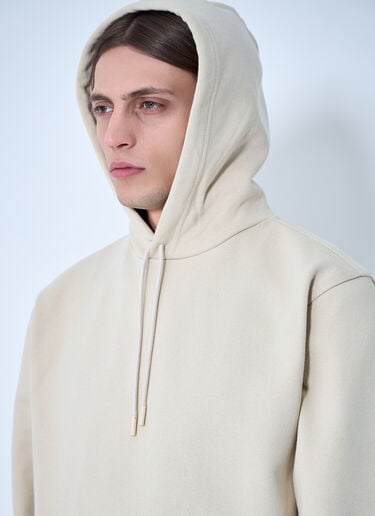 徽标贴饰连帽运动衫 Burberry 徽标贴饰连帽运动衫 米色 bur0159004