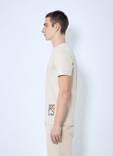 Burberry 徽标贴饰 T 恤  米色 bur0159006