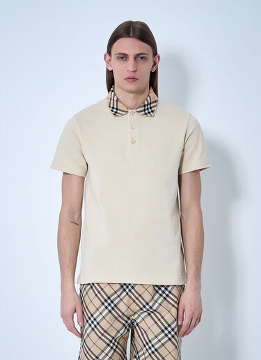 Burberry 면 폴로 티셔츠  베이지 bur0159008