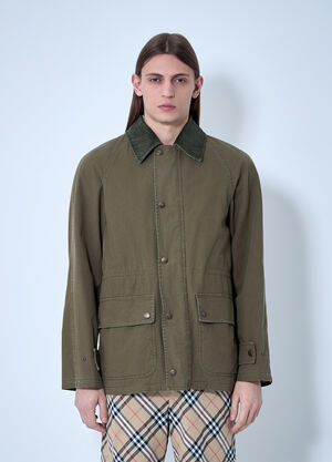 Burberry Cotton Field Jacket Black bur0159011