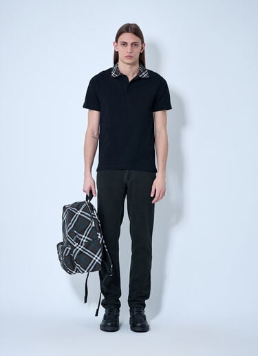 Burberry Logo Patch Jeans Black bur0159043
