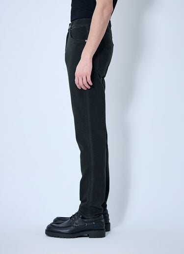 Burberry Logo Patch Jeans Black bur0159043