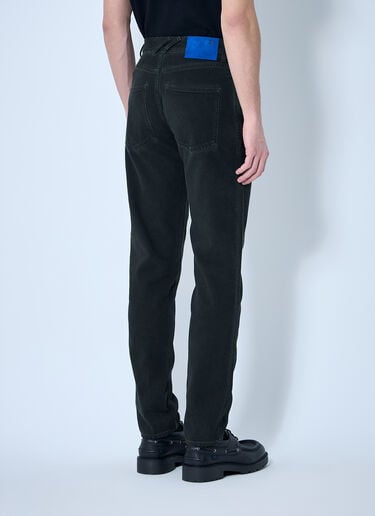 Burberry Logo Patch Jeans Black bur0159043