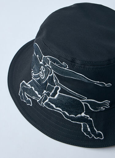Logo Motif Bucket Hat Burberry Logo Motif Bucket Hat Black bur0159050