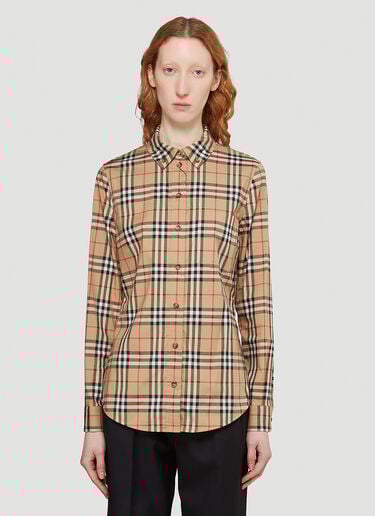 빈티지 체크 셔츠 Burberry 빈티지 체크 셔츠 베이지 bur0243024
