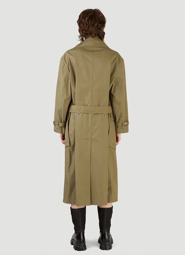Oversized Trench Coat Burberry Oversized Trench Coat Green bur0245003