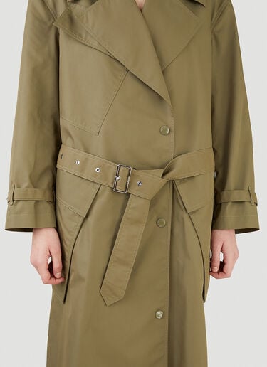 Oversized Trench Coat Burberry Oversized Trench Coat Green bur0245003