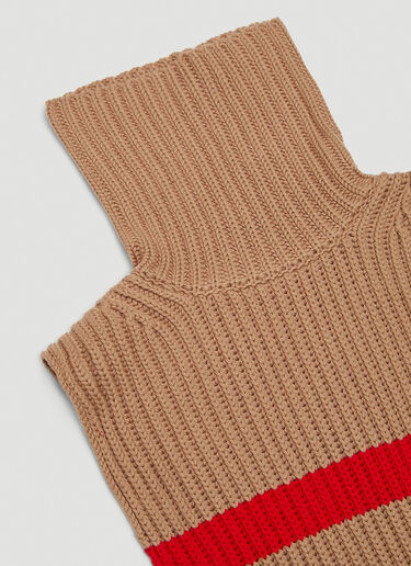 Mock Neck Scarf Burberry Mock Neck Scarf Beige bur0247041
