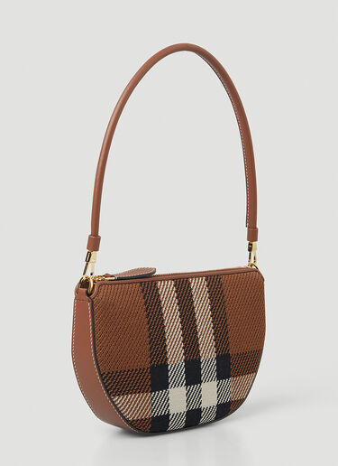 New Olympia Check Shoulder Bag Burberry New Olympia Check Shoulder Bag Brown bur0247130