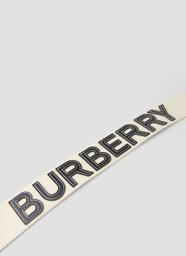 Logo Appliqué Bag Strap Burberry Logo Appliqué Bag Strap Natural bur0249042