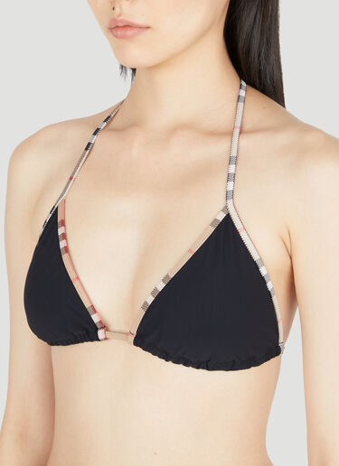 Burberry 체크 트라이앵글 비키니 블랙 bur0252079