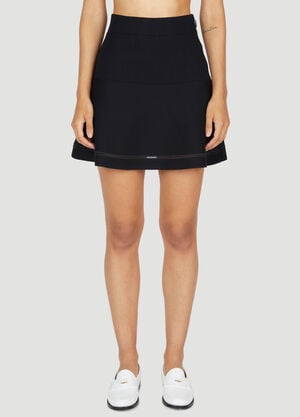 Burberry Cashmere Blend Mini Skirt Black bur0253020