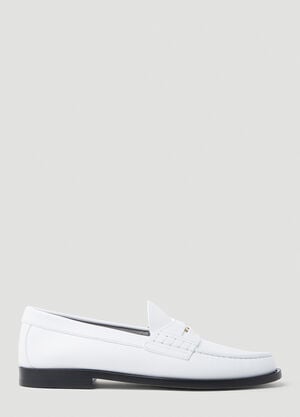 Burberry Rupert Penny Loafers White bur0253035