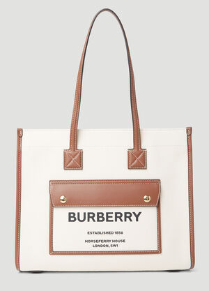 Burberry Small Freya Tote Bag Beige bur0253046