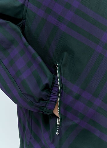 체크 나일론-트윌 윈드브레이커 재킷 Burberry 체크 나일론-트윌 윈드브레이커 재킷 그린 bur0254025