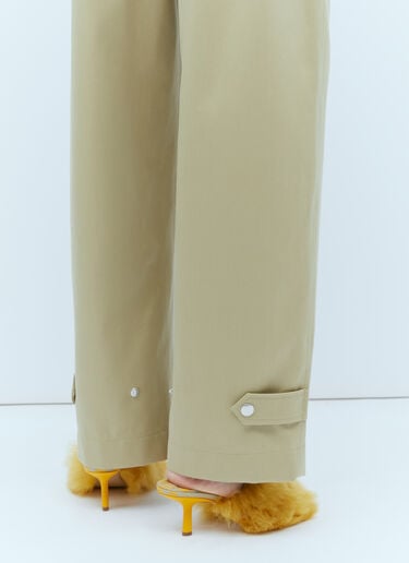 Side Buckle Pants Burberry Side Buckle Pants Beige bur0254026