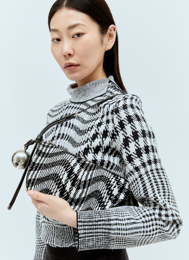 Burberry ミニシールド スリングショルダーバッグ  グレー bur0255095