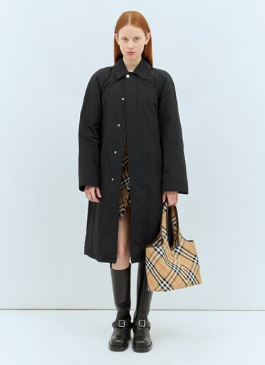 Burberry Small Check Tote Bag Beige bur0257032