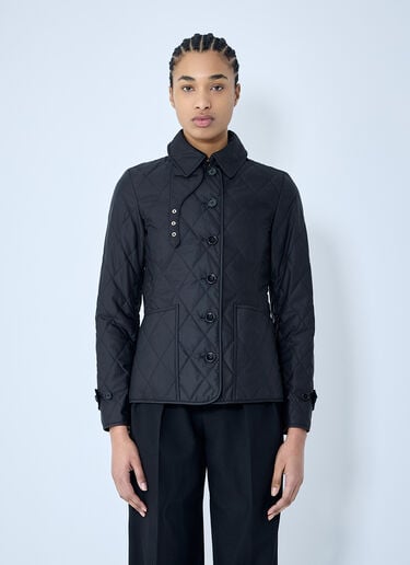 Quilted Thermoregulated Jacket Burberry Quilted Thermoregulated Jacket Black bur0259002