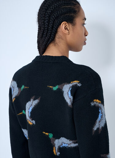Burberry Duck Wool Sweater Black bur0259003