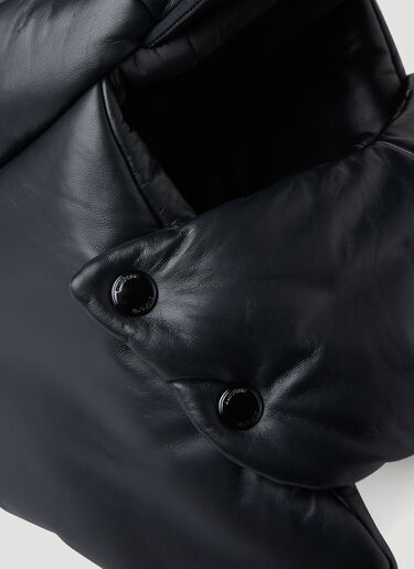 Burberry Quilted Leather Ushanka Cap Black bur0348004