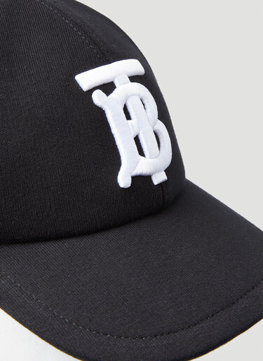 TB Monogram Baseball Cap Burberry TB Monogram Baseball Cap Black bur0349008