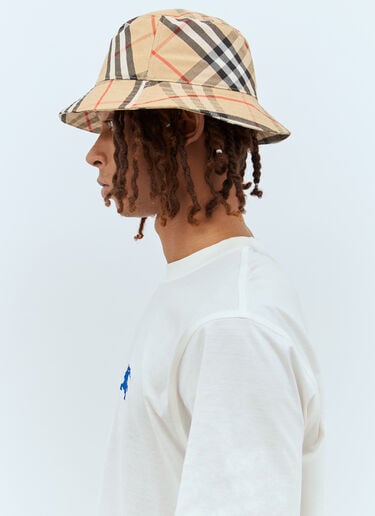 チェック バケットハット Burberry チェック バケットハット ベージュ bur0357001