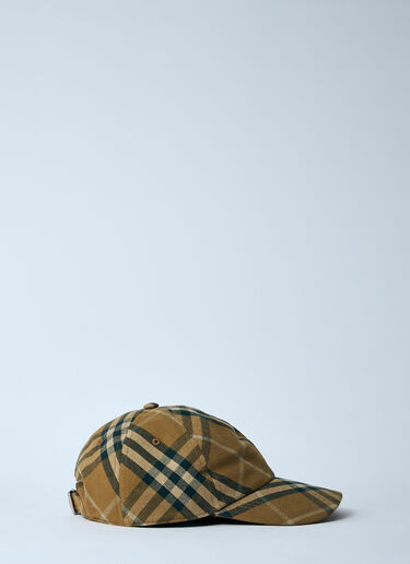 格纹棉质棒球帽 Burberry 格纹棉质棒球帽 棕色 bur0358002