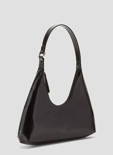 BY FAR Amber Black Semi Patent Leather Black byf0240014