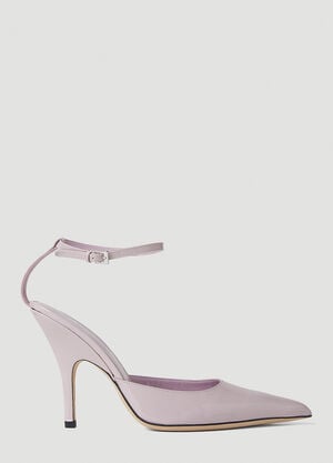 BY FAR Eliza Patent Heel Pumps Lilac byf0251029