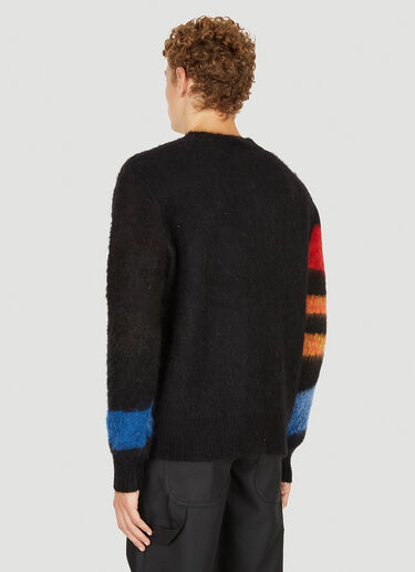 Graphic Crewneck Sweater Casablanca Graphic Crewneck Sweater Black cbl0150004