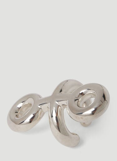 Binary Ear Cuff Charlotte CHESNAIS Binary Ear Cuff Silver ccn0350003