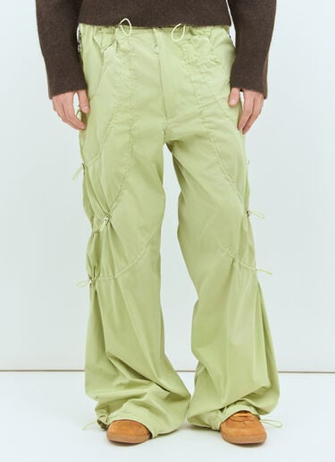 Adjustable Fit Cord Pants Charlie Constantinou Adjustable Fit Cord Pants Green cco0158005