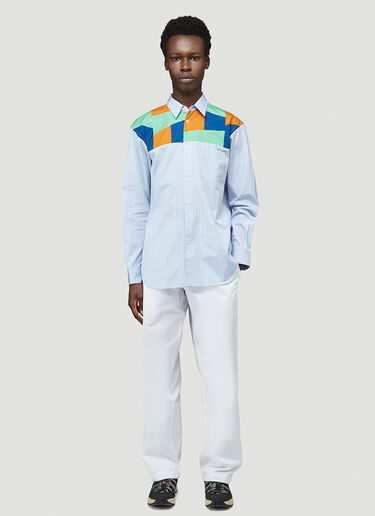 Stripe Poplin Shirt Comme des Garçons SHIRT Stripe Poplin Shirt Blue cdg0144003