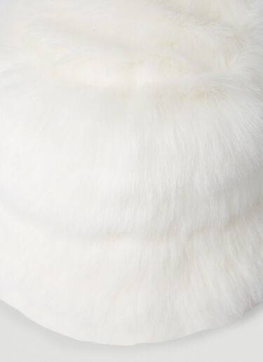 Comme des Garçons SHIRT Furry Bucket Hat White cdg0152011