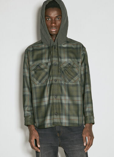 Wool Flannel Shirt Comme des Garçons Homme Wool Flannel Shirt Green cdh0154010