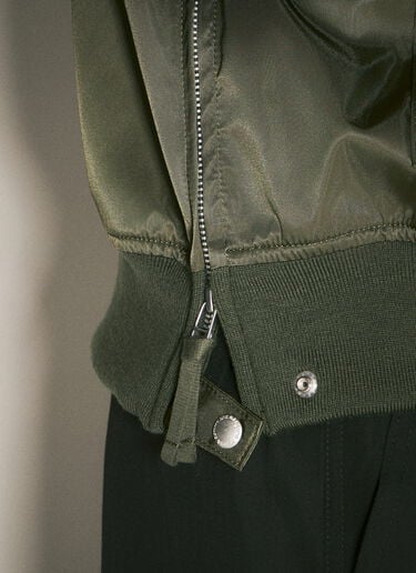 Comme des Garçons Homme 나일론 트윌 봄버 재킷 그린 cdh0158003