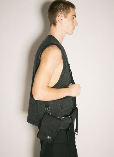 Logo Patch Crossbody Bag Comme des Garçons Homme Logo Patch Crossbody Bag Black cdh0158004