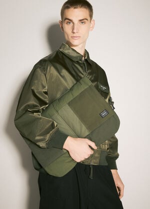 Comme des Garçons Homme Logo Patch Tote Bag Green cdh0158007