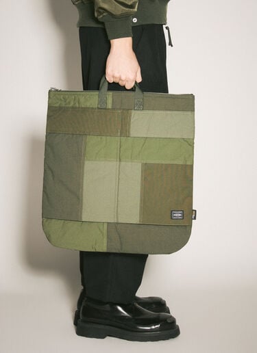 Comme des Garçons Homme ロゴパッチトートバッグ  グリーン cdh0158007