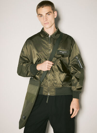 ロゴパッチトートバッグ Comme des Garçons Homme ロゴパッチトートバッグ グリーン cdh0158007