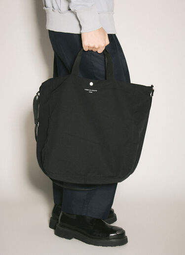 Comme des Garçons Homme Logo Print Tote Bag Black cdh0158008