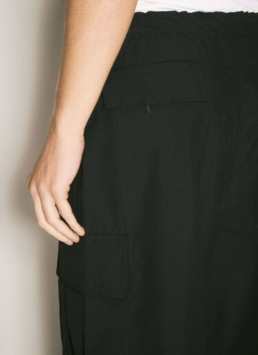 Comme des Garçons Homme 抽绳工装裤  黑色 cdh0158012