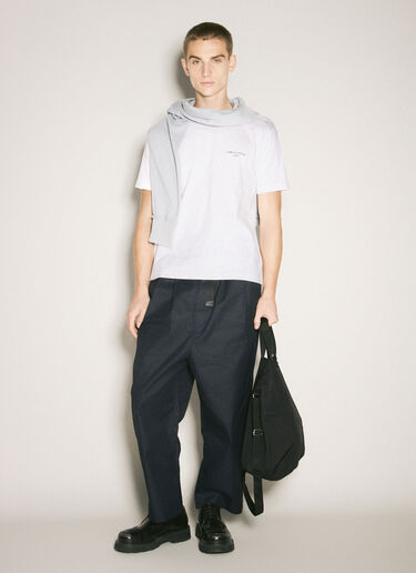 徽标印花 T 恤 Comme des Garçons Homme 徽标印花 T 恤 白色 cdh0158015