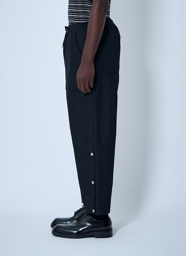 羊毛亚麻混纺裤 Comme des Garçons Homme 羊毛亚麻混纺裤 黑色 cdh0160003