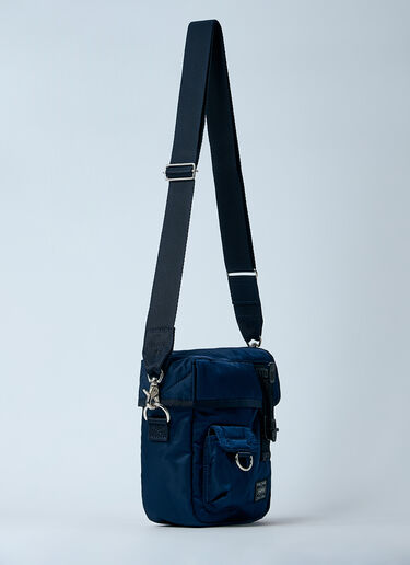 ロゴプリントクロスボディバッグ Comme des Garçons Homme ロゴプリントクロスボディバッグ ネイビー cdh0160004