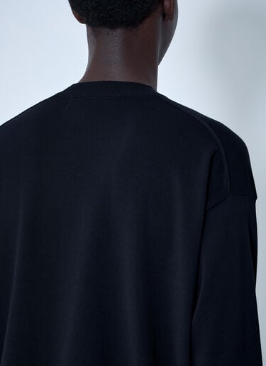 Comme des Garçons Homme 徽标印花棉质针织衫  黑色 cdh0160006