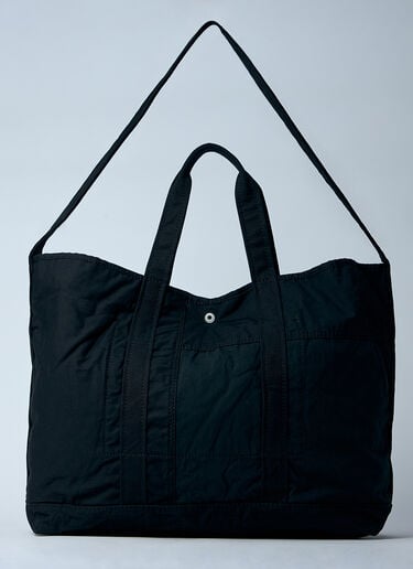 ロゴプリントトートバッグ Comme des Garçons Homme ロゴプリントトートバッグ ブラック cdh0160010