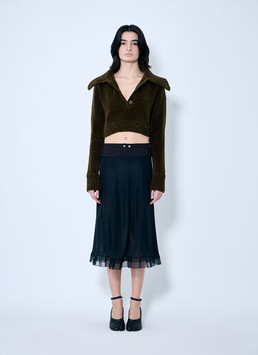 Cecilie Bahnsen Calla Sweater Green cec0259005