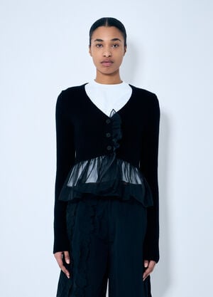 Cecilie Bahnsen Phlox Cardigan Black cec0259006